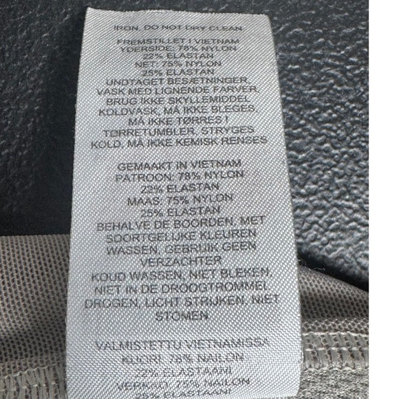 Gymshark Mesh Neckline High Impact Sports Bra Grey Racerback Size M - Picture 5 of 7